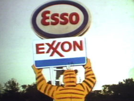 Jersey Standard меняет свое название на Exxon Corp., 1972 г.
