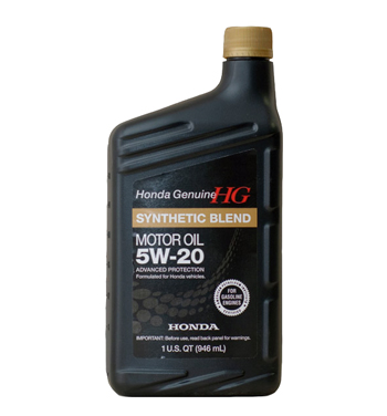 Honda Ultimate Synthetic blend 5W-20